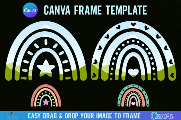 Boho Rainbow Canva Frame Template Editab: Your Guide to Effortless Design