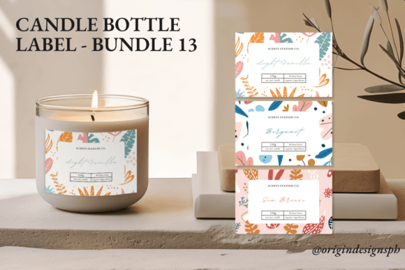 Canva Candle Label Template 13: Design & Sell Custom Candles