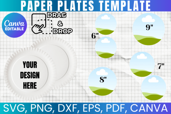 Custom Party Decor Made Simple: The Paper Plates Template Bundle