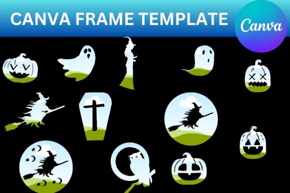 Spook Up Your Designs with a Halloween Canva Frame Template
