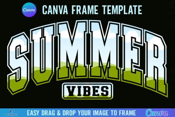 Summer Vibes Canva Frame Template Design: Your Quick-Start Guide