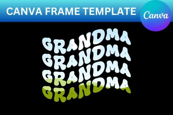 Unleash Retro Charm with Grand Groovy Canva Frame Template